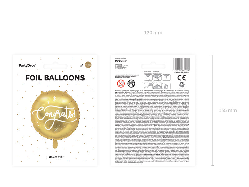 Folienballon-Congrats-45cm-gold-PartyDeco-Lemina-25