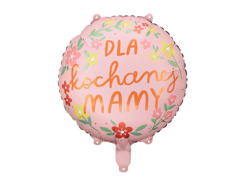 Folienballon-Dla-kochanej-mamy-Mix-45cm-PartyDeco-Lemina