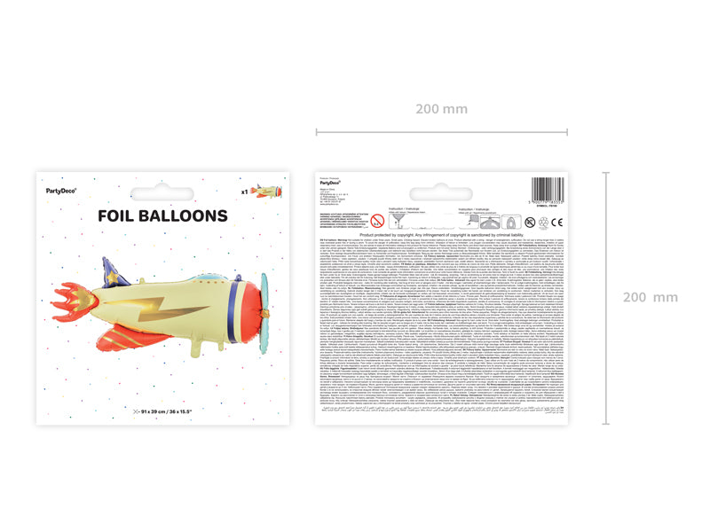 Folienballon-Flugzeug-91x39cm-mix-PartyDeco-Lemina-3