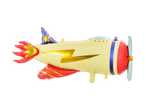 Folienballon-Flugzeug-91x39cm-mix-PartyDeco-Lemina