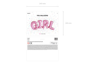Folienballon-Girl-74x33cm-rosa-PartyDeco-Lemina-1
