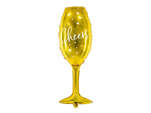 Folienballon-Glas-28x80cm-gold-PartyDeco-Lemina