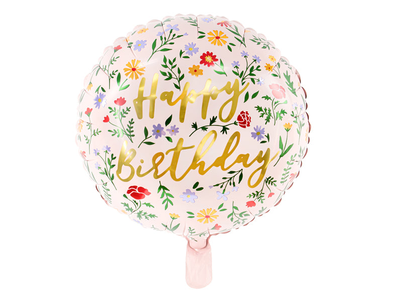 Folienballon-Happy-Birthday-45cm-hellrosa-PartyDeco-Lemina