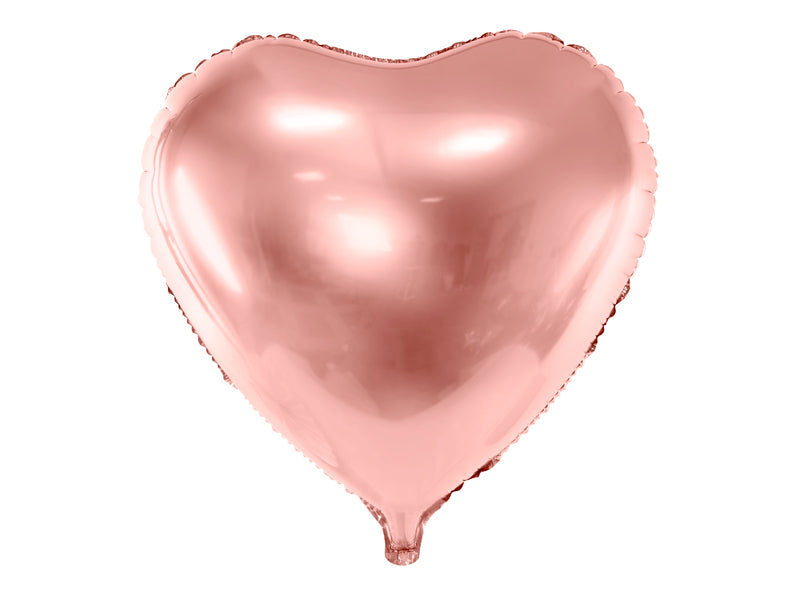 Folienballon-Herz-61cm-rosegold-PartyDeco-Lemina