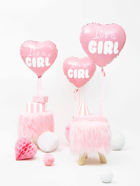 Folienballon-Herz-Its-a-girl-45cm-hellrosa-PartyDeco-Lemina-2
