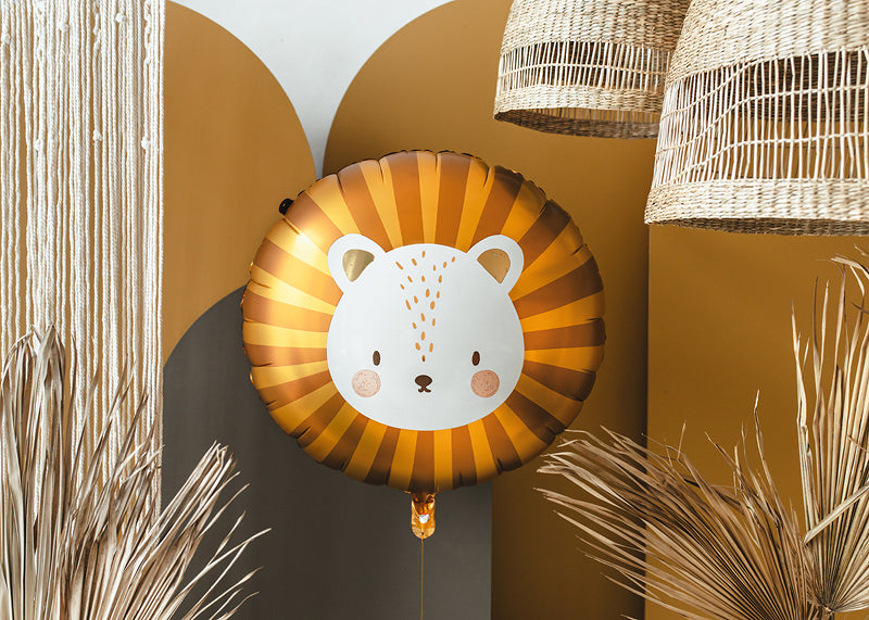 Folienballon-Loewe-Mix-70x67cm-PartyDeco-Lemina-1