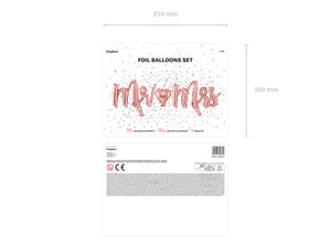 Folienballon-Mr-Mrs-rosegold-69x125cm-PartyDeco-Lemina-2