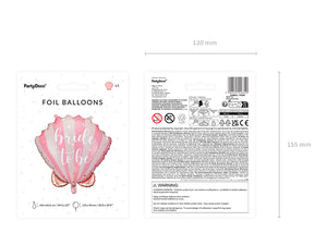 Folienballon-Muschel-Bride-to-be-Mix-52x50cm-PartyDeco-Lemina-3