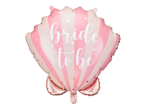 Folienballon-Muschel-Bride-to-be-Mix-52x50cm-PartyDeco-Lemina