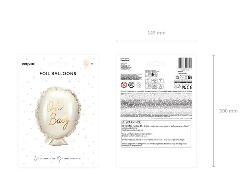 Folienballon-Oh-baby-Mix-53x69cm-PartyDeco-Lemina-5
