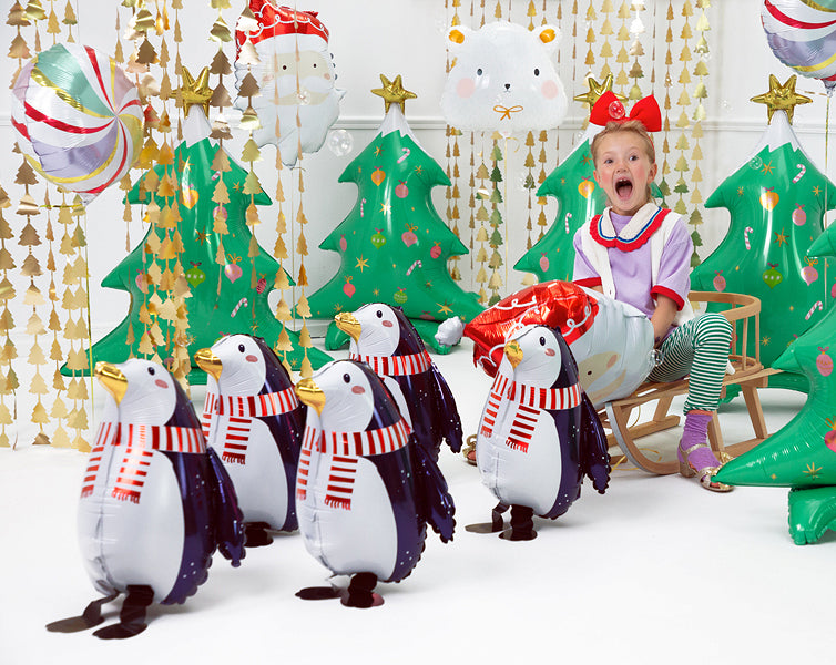 Folienballon-Pinguin-29x42cm-mix-PartyDeco-Lemina-2