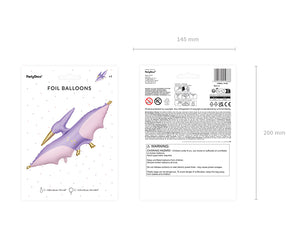 Folienballon-Pterodaktylus-Mix-120x62cm-PartyDeco-Lemina-4