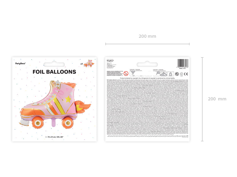 Folienballon-Rollschuh-74x51cm-PartyDeco-Lemina-5