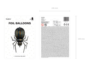 Folienballon-Spinne-60x101cm-schwarz-PartyDeco-Lemina-4