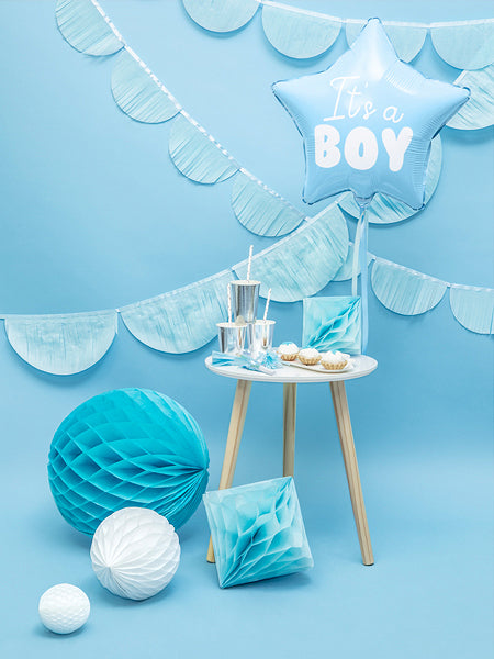 Folienballon-Stern-Its-a-boy-48cm-hellblau-PartyDeco-Lemina-2