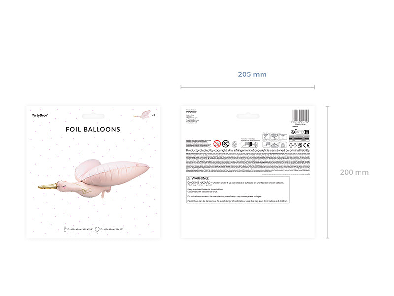 Folienballon-Storch-Hellrosa-103x60cm-PartyDeco-Lemina-4