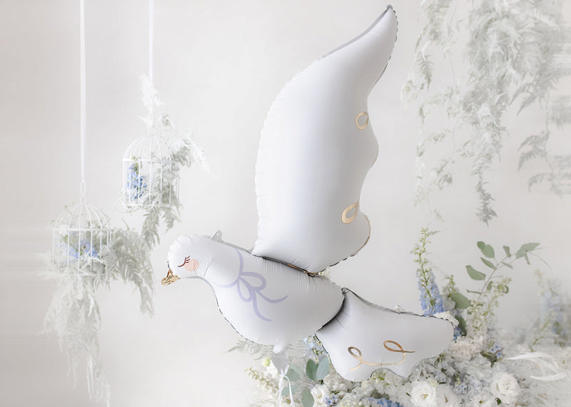 Folienballon-Taube-Mix-80x100cm-PartyDeco-Lemina-1