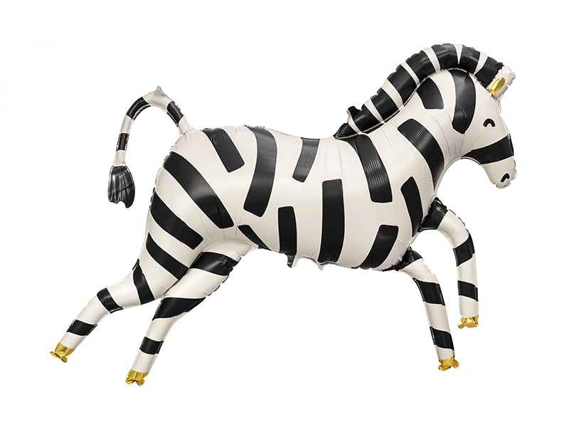 Folienballon-Zebra-115x85cm-mix-PartyDeco-Lemina