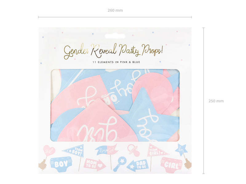 Foto-Gadgets-fuer-Gender-reveal-Partys-Mix-1-VPE-11-Stk-PartyDeco-Lemina-1