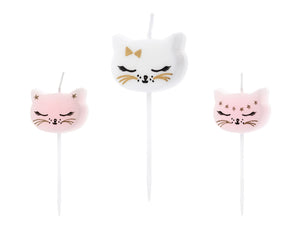 Geburtstagskerzen-Kaetzchen-Mix-2cm-1-VPE-6-Stk-PartyDeco-Lemina