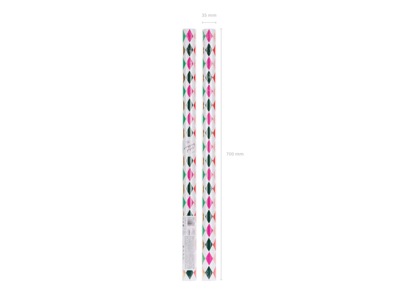 Geschenkpapier-Rautenmuster-70x200cm-PartyDeco-Lemina-4