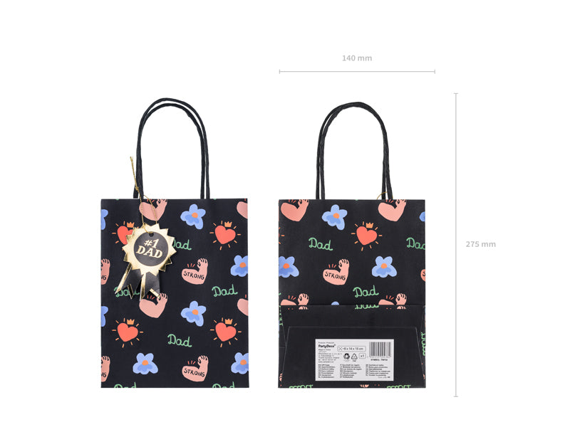 Geschenktasche-1-Dad-mix-8x14x18cm-PartyDeco-Lemina-4