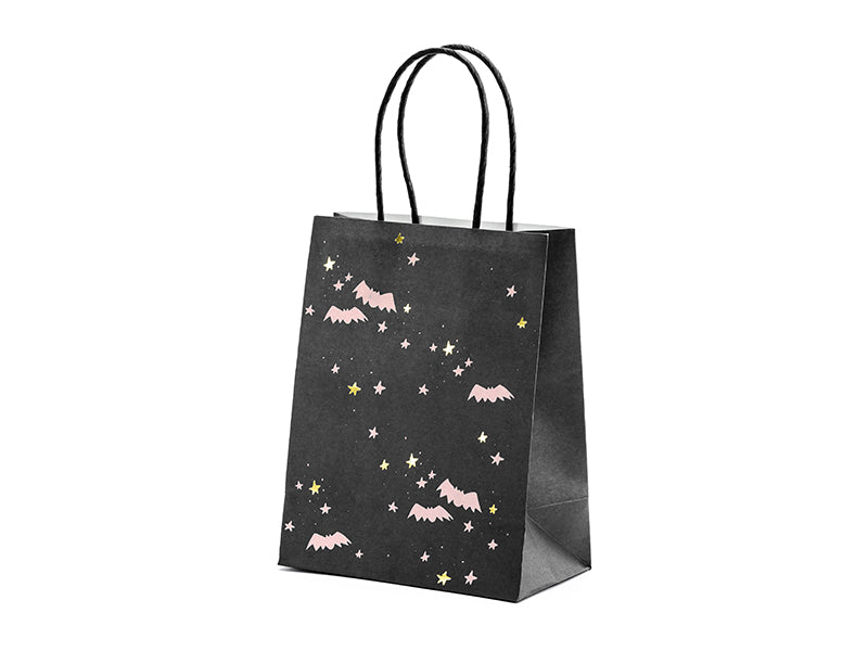 Geschenktuete-Fledermaeuse-schwarz-14x18x8cm-PartyDeco-Lemina