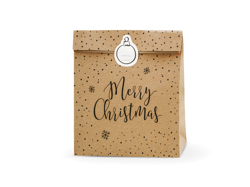 Geschenktueten-Merry-Christmas-Kraft-25x11x27cm-1-VPE-3-Stk-PartyDeco-Lemina-1