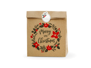 Geschenktueten-Merry-Little-Christmas-Kraft-25x11x27cm-1-VPE-3-Stk-PartyDeco-Lemina