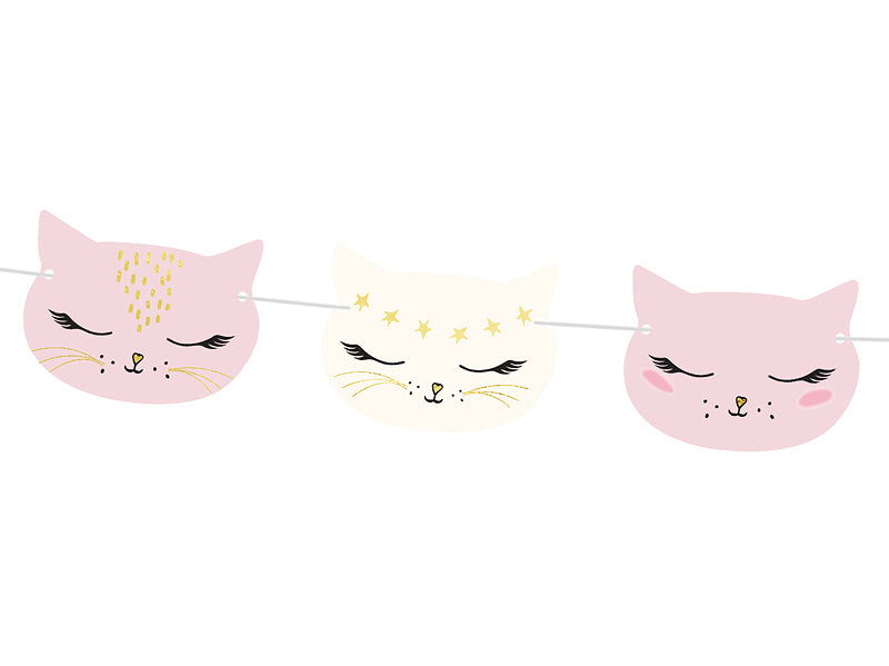 Girlande-Katze-Mix-1-4m-PartyDeco-Lemina