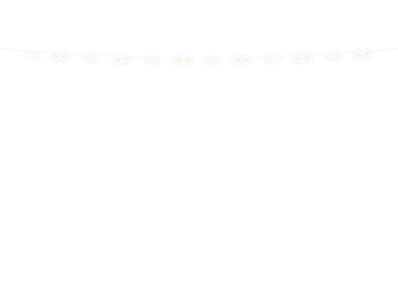 Girlande-Little-Star-Wolken-1.45m-PartyDeco-Lemina-1