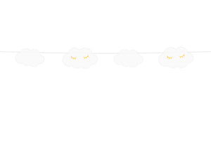 Girlande-Little-Star-Wolken-1.45m-PartyDeco-Lemina