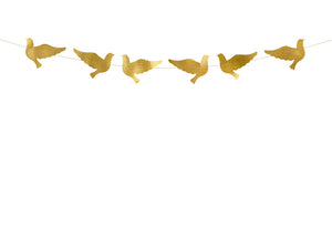 Girlande-Tauben-gold-86cm-PartyDeco-Lemina-1