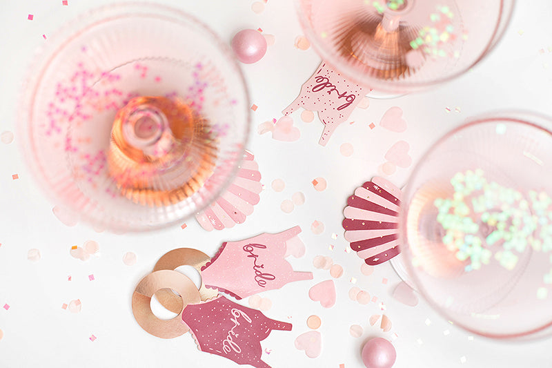 Glasmarker-Badeanzug-Muschel-Mix-8x5cm-10Stk-PartyDeco-Lemina-2