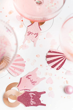 Glasmarker-Badeanzug-Muschel-Mix-8x5cm-10Stk-PartyDeco-Lemina-4