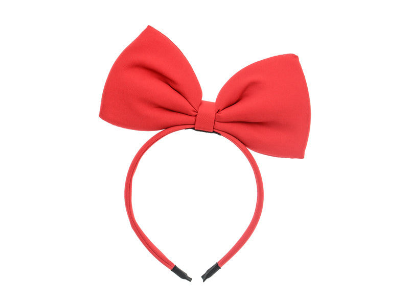 Haarreif-Schleife-rot-18x21cm-PartyDeco-Lemina