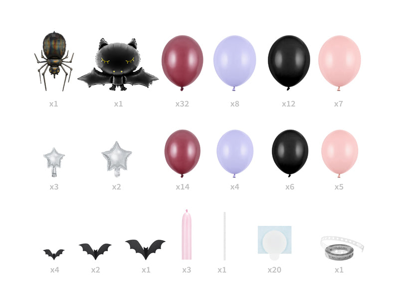 Halloween-Luftballongirlande-Mix-PartyDeco-Lemina-2