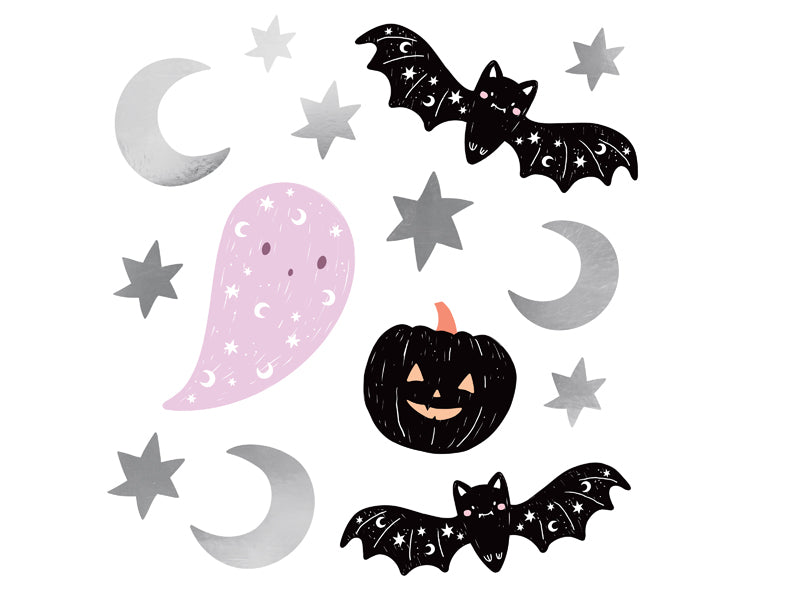 Halloween-Wandaufkleber-1-VPE-4-Stk-PartyDeco-Lemina