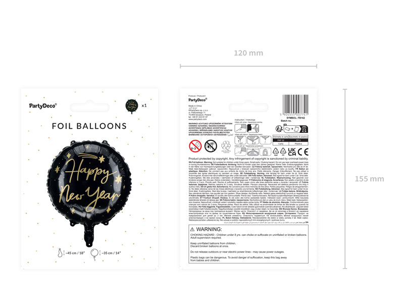 Happy-New-Year-Folienballon-45cm-gold-PartyDeco-Lemina-2