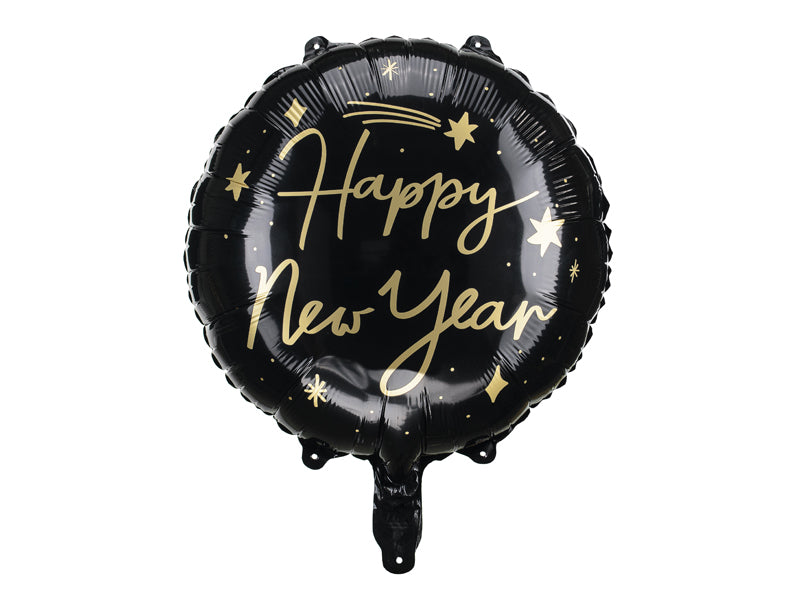 Happy-New-Year-Folienballon-45cm-gold-PartyDeco-Lemina