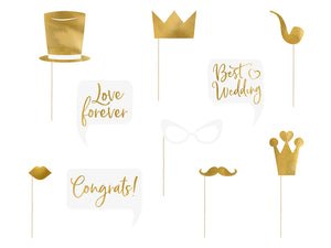 Hochzeitsfoto-Gadgets-Mix-1-VPE-10-Stk-PartyDeco-Lemina