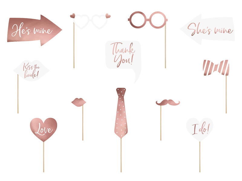 Hochzeitsfoto-Gadgets-Mix-1-VPE-12-Stk-PartyDeco-Lemina