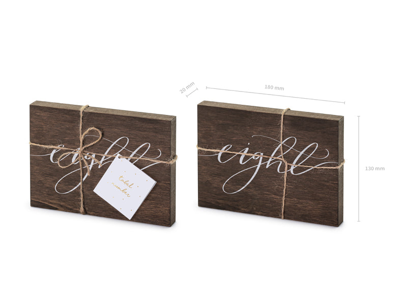 Holz-Tischnummer-Eight-2x18x12-5cm-PartyDeco-Lemina-2