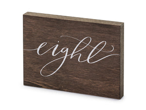 Holz-Tischnummer-Eight-2x18x12-5cm-PartyDeco-Lemina