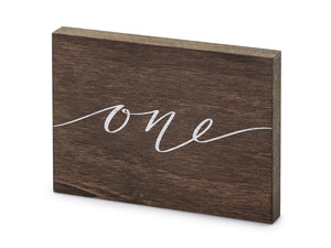 Holz-Tischnummer-One-2x18x12-5cm-PartyDeco-Lemina