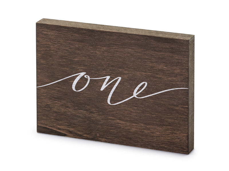 Holz-Tischnummer-One-2x18x12-5cm-PartyDeco-Lemina