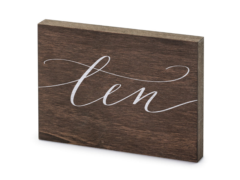 Holz-Tischnummer-Ten-2x18x12-5cm-PartyDeco-Lemina