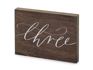 Holz-Tischnummer-Three-2x18x12-5cm-PartyDeco-Lemina