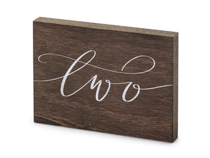 Holz-Tischnummer-Two-2x18x12-5cm-PartyDeco-Lemina