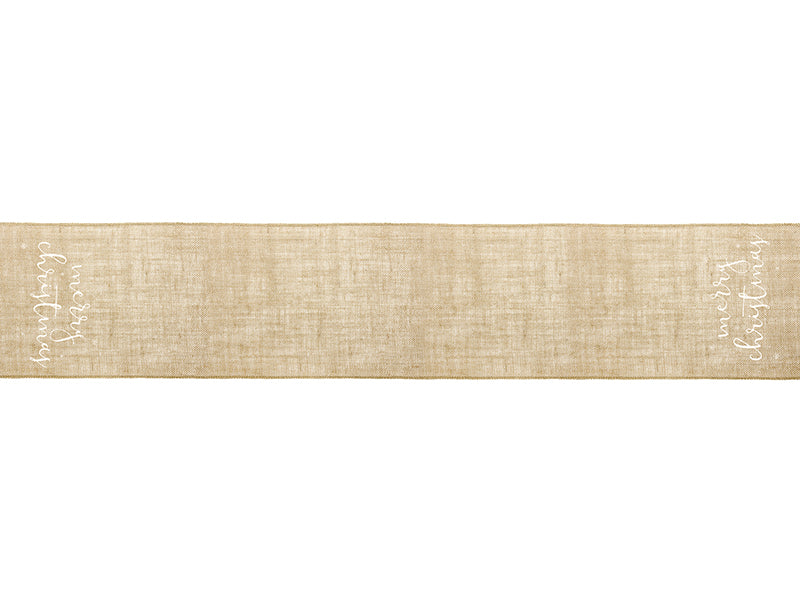Jute-Tischlaeufer-Merry-Christmas-weiss-50x250cm-PartyDeco-Lemina